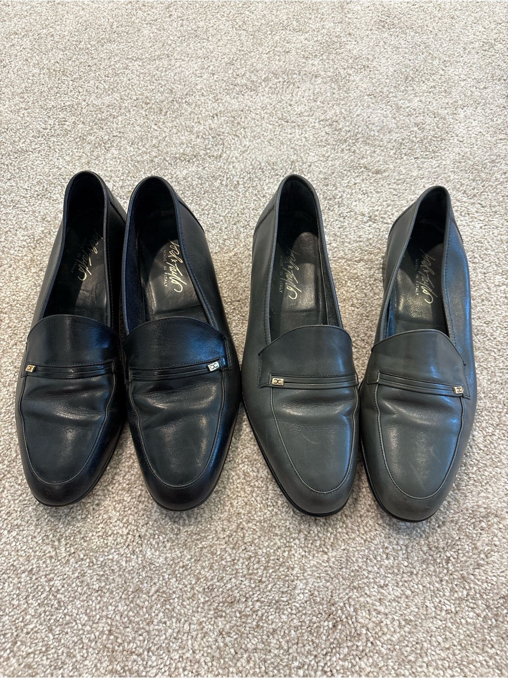 Lord & Taylor men leather loafers size 9